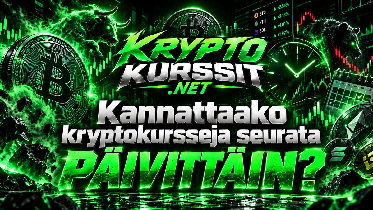 Kannattaako kryptokursseja seurata päivittäin?